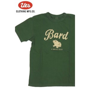 画像1: 「UES/ウエス」Bard プリントTシャツ【グリーン】