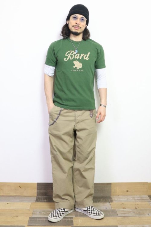 他の写真3: 「UES/ウエス」Bard プリントTシャツ【グリーン】