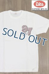 「UES/ウエス」97 プリントTシャツ【ホワイト】