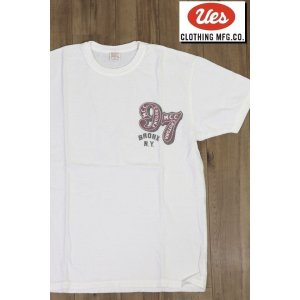 画像1: 「UES/ウエス」97 プリントTシャツ【ホワイト】