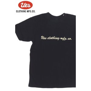 画像1: 「UES/ウエス」LIFE TIME プリントTシャツ【ブラック】