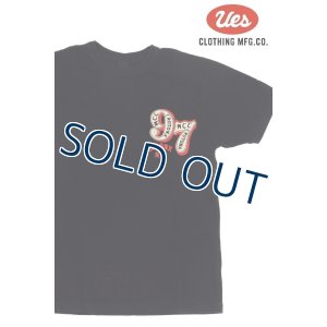画像1: 「UES/ウエス」97 プリントTシャツ【ブラック】