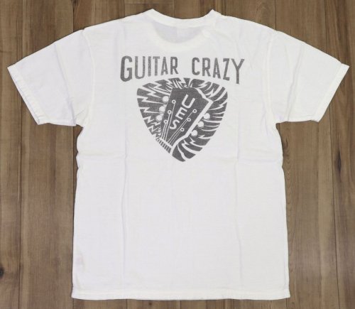 他の写真2: 「UES/ウエス」GUITAR CRAZY プリントTシャツ【ホワイト】