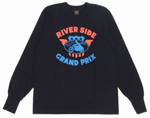 他の写真1: 「WEST RIDE/ウエストライド」RIVER SIDE ヘビーウェイトプリントロンT【ブラック】