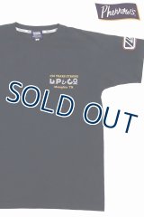 「Pherrow's/フェローズ」LP＆CO プリント&ワッペンカスタムTシャツ PTシリーズ【S・ブラック】