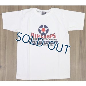 画像2: 「Pherrow's/フェローズ」AIR CORPS プリントTシャツ PTシリーズ【ホワイト】
