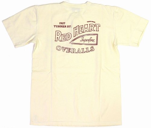 他の写真2: 「Pherrow's/フェローズ」RED HEART プリントヘンリーネックＴシャツ PHNT【S・ホワイト】