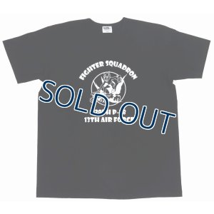 画像2: 「Pherrow's/フェローズ」FIGHTER SQUADRON プリントTシャツ PMTシリーズ【ブラック】