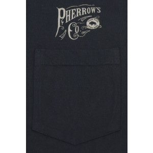 画像5: 「Pherrow's/フェローズ」PHERROW'S プリント ポケット付きTシャツ PTシリーズ【S・ブラック】