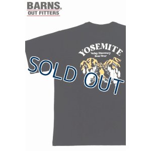 画像1: 「BARNS OUT FITTERS /バーンズアウトフィッターズ」YOSEMITE プリントタフネックTシャツ【ブラック】