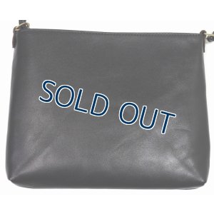 画像2: 「Y'2 LEATHER/Y'2レザー」ナチュラルスカーホース サコッシュバッグ【ブラック】