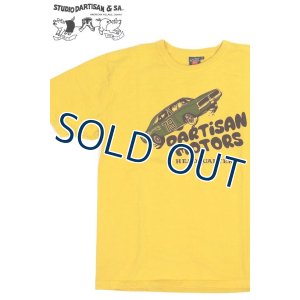 画像1: 「STUDIO D'ARTISAN/ステュディオ・ダ・ルチザン」HEADQUARTERS 吊り編みプリントＴシャツ【イエロー】