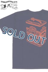 「STUDIO D'ARTISAN/ステュディオ・ダ・ルチザン」SPECIAL STUDIO 吊り編みプリントＴシャツ【ネイビー】