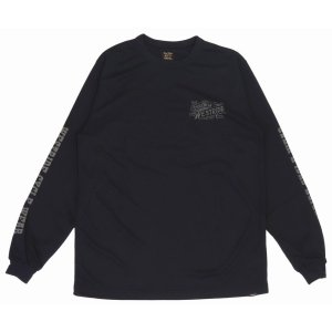 画像2: 「WEST RIDE/ウエストライド」WESTRIDE CYCLE WEAR  パワードライプリントロンT【ブラック】