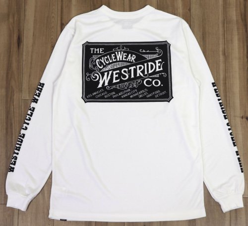 他の写真2: 「WEST RIDE/ウエストライド」WESTRIDE CYCLE WEAR  パワードライプリントロンT【オフホワイト】