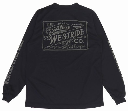 他の写真2: 「WEST RIDE/ウエストライド」WESTRIDE CYCLE WEAR  パワードライプリントロンT【ブラック】