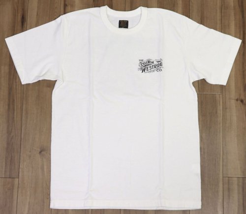 他の写真1: 「WEST RIDE/ウエストライド」CYCLE WEAR  ヘビーウェイトプリントTシャツ【ホワイト】