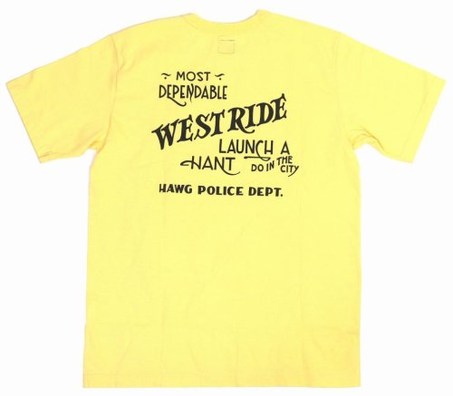 他の写真2: 「WEST RIDE/ウエストライド」HAWG POLICE DEPT.  ヘビーウェイトプリントTシャツ【バナナ】