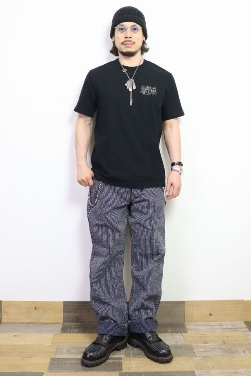 他の写真3: 「WEST RIDE/ウエストライド」CYCLE WEAR  ヘビーウェイトプリントTシャツ【ブラック】