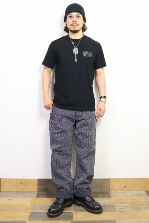 他の写真2: 「WEST RIDE/ウエストライド」CYCLE WEAR  ヘビーウェイトプリントTシャツ【ブラック】