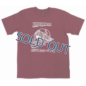 画像2: 「WEST RIDE/ウエストライド」RULES ON THE ROAD  ヘビーウェイトプリントTシャツ【ボルドー】