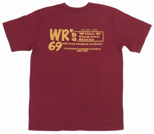 他の写真2: 「WEST RIDE/ウエストライド」WR's69  ヘビーウェイトプリントTシャツ【ボルドー】