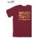 画像1: 「WEST RIDE/ウエストライド」WR's69  ヘビーウェイトプリントTシャツ【ボルドー】 (1)