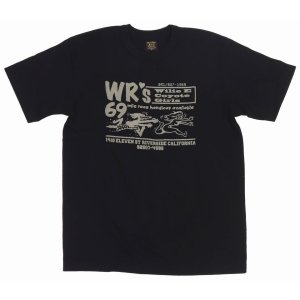 画像2: 「WEST RIDE/ウエストライド」WR's69  ヘビーウェイトプリントTシャツ【ブラック】