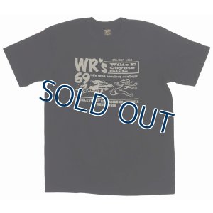 画像2: 「WEST RIDE/ウエストライド」WR's69  ヘビーウェイトプリントTシャツ【ブラック】