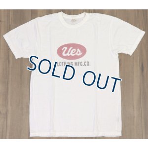 画像2: 「UES/ウエス」UESロゴ プリントTシャツ【ホワイト】