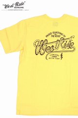 「WEST RIDE/ウエストライド」PROUD GUADIANS OF THE ROAD ヘビーウェイトプリントTシャツ【バナナ】