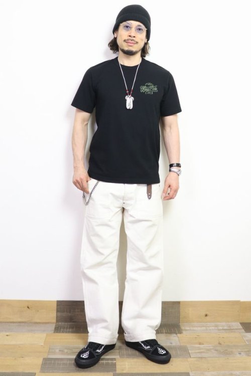 他の写真3: 「WEST RIDE/ウエストライド」PROUD GUADIANS OF THE ROAD ヘビーウェイトプリントTシャツ【ブラック】