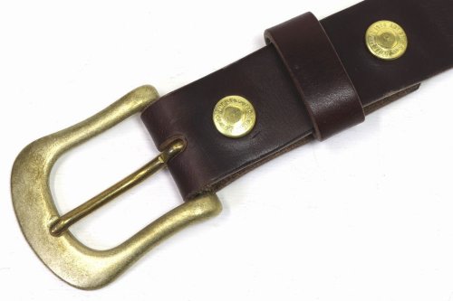 他の写真2: 「ARTBROWN/アートブラウン」クロムエクセル30mm幅ハーネスベルト【チョコ】