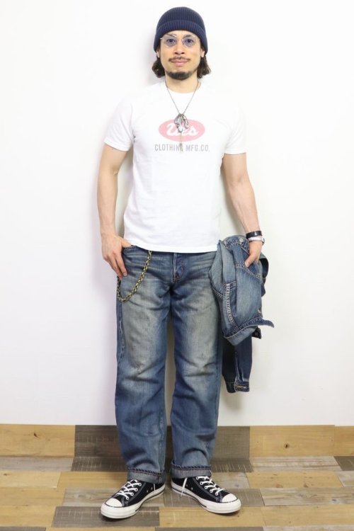 他の写真3: 「UES/ウエス」UESロゴ プリントTシャツ【ホワイト】