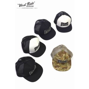 画像1: 「WEST RIDE/ウエストライド」CYCLE WEAR ワッペンカスタム メッシュキャップ【5カラーあり】