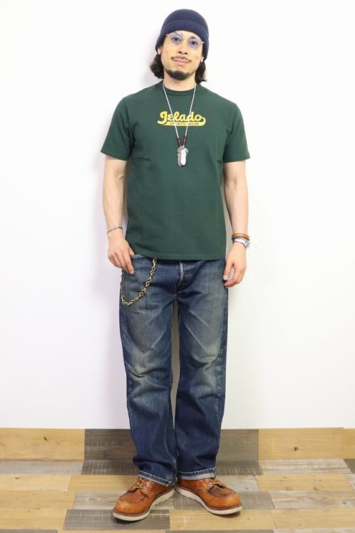 他の写真3: 「JELADO/ジェラード」JELADO Sport Wear プリントヘビーウェイトTシャツ【グラスグリーン】