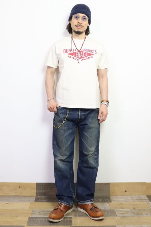 他の写真2: 「JELADO/ジェラード」JELADO Official プリントヘビーウェイトTシャツ【バニラ】