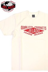「JELADO/ジェラード」JELADO Official プリントヘビーウェイトTシャツ【バニラ】