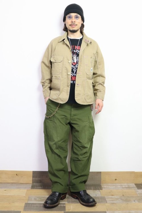 他の写真1: 「TCB jeans/TCBジーンズ」キャットヘッドジャケット【カーキドリル】