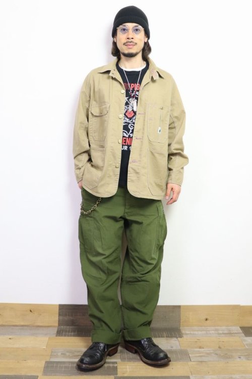他の写真3: 「TCB jeans/TCBジーンズ」キャットヘッドジャケット【カーキドリル】