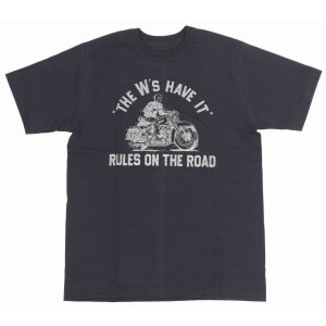 画像2: 「WEST RIDE/ウエストライド」”THE W's HAVE IT" ヴィンテージプリントTシャツ【チャコール】