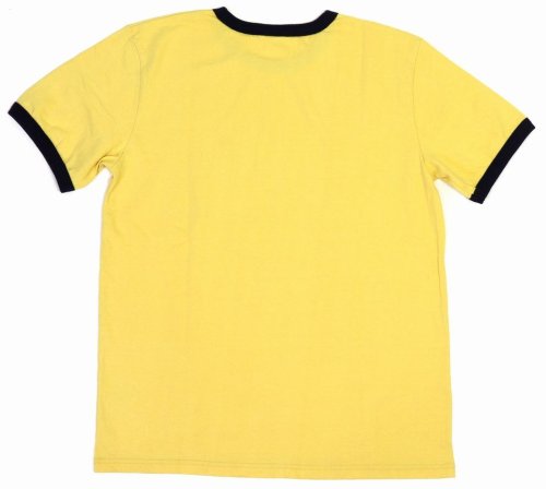 他の写真2: 「STUDIO D'ARTISAN/ステュディオ・ダ・ルチザン」VISITING OLD リンガープリントＴシャツ【イエロー×ネイビー】