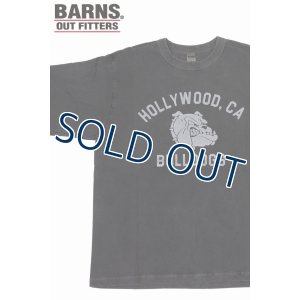 画像1: 「BARNS OUT FITTERS /バーンズアウトフィッターズ」BULLDOGS プリントTシャツ【ブラック】