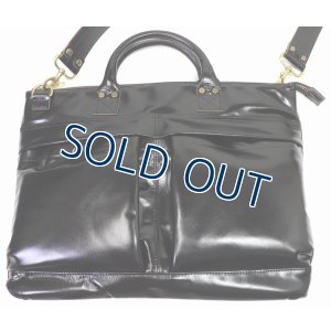 画像2: 「Y'2 LEATHER/Y'2レザー」ヴィンテージホース ヘルメットバッグ【ブラック】