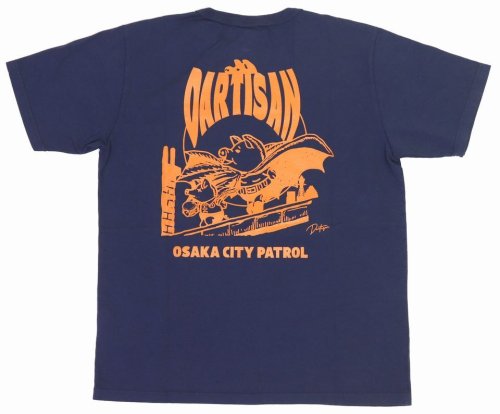 他の写真2: 「STUDIO D'ARTISAN/ステュディオ・ダ・ルチザン」OSAKA CITY プリントＴシャツ【ネイビー】