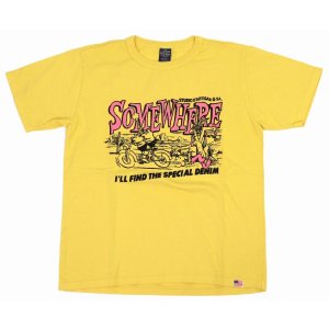 画像2: 「STUDIO D'ARTISAN/ステュディオ・ダ・ルチザン」SOMEWHERE プリントＴシャツ【イエロー】