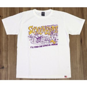 画像2: 「STUDIO D'ARTISAN/ステュディオ・ダ・ルチザン」SOMEWHERE プリントＴシャツ【ホワイト】