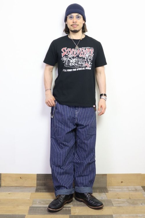 他の写真3: 「STUDIO D'ARTISAN/ステュディオ・ダ・ルチザン」SOMEWHERE プリントＴシャツ【ブラック】