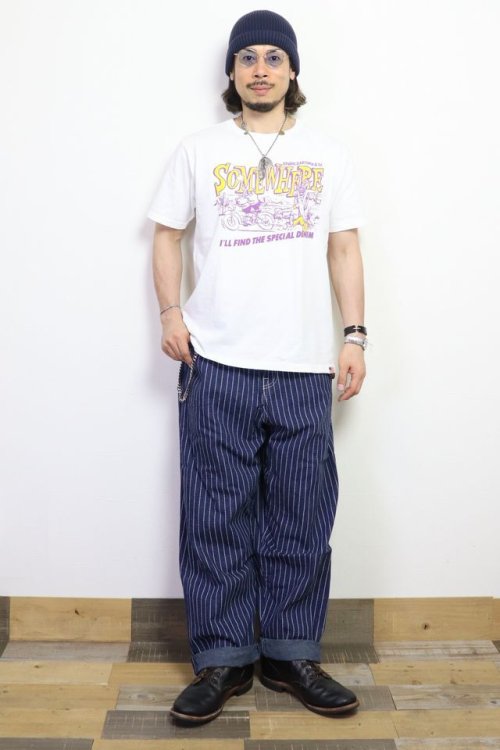 他の写真3: 「STUDIO D'ARTISAN/ステュディオ・ダ・ルチザン」SOMEWHERE プリントＴシャツ【ホワイト】