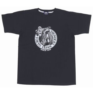 画像2: 「Pherrow's/フェローズ」TOKYO JAPAN THUNDERS プリントTシャツ PTシリーズ【S・ブラック】